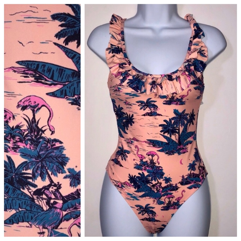 H&M | tropical | swimsuit